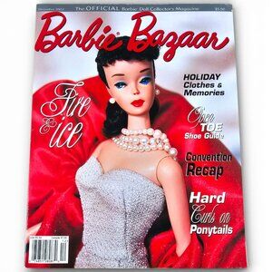 Barbie Bazaar Magazine Open Toe Shoe Guide December 2003 Volume 15 Issue 6 VTG